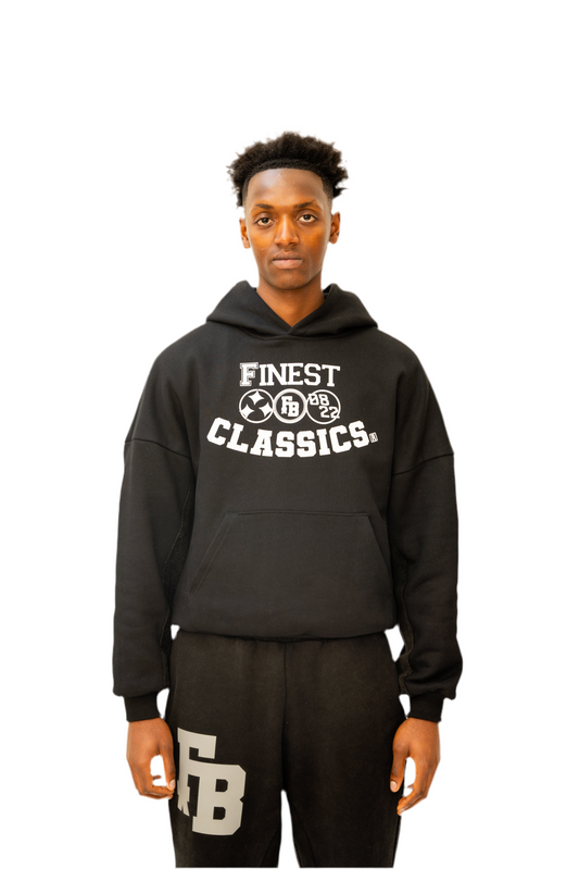 Finest classics hoodie black